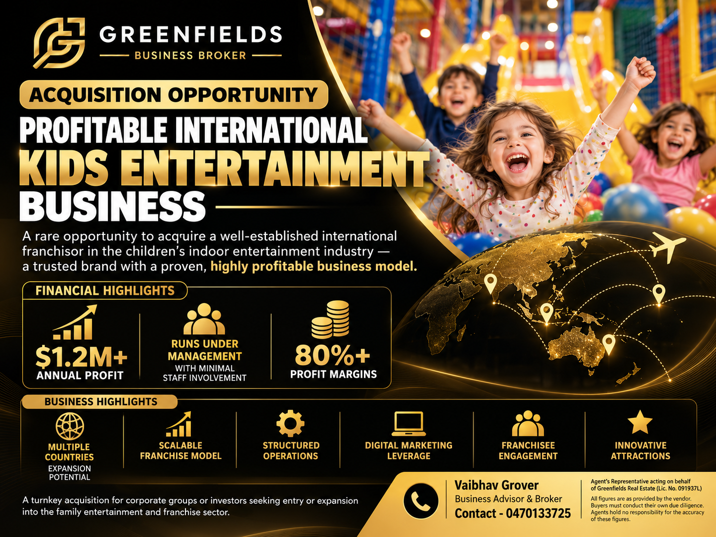 Invest in a Renowned Kids Entertainment Company Profitable, Under Management, and Ready for Growth