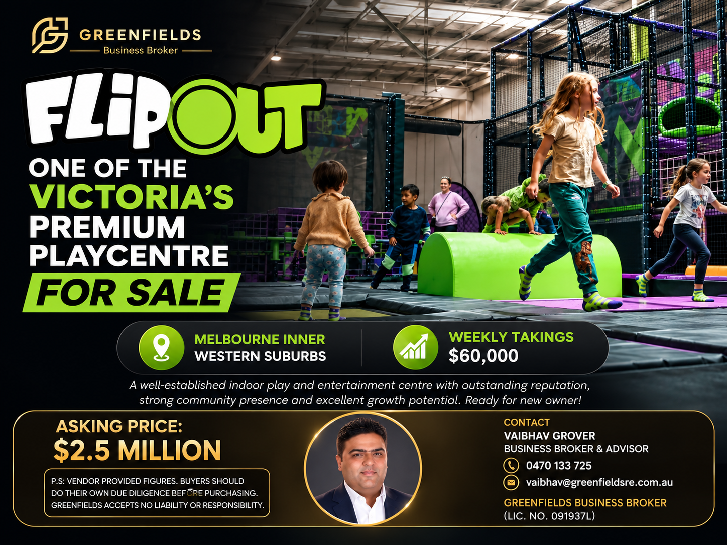 Premier Kids Entertainment Play centre Business For Sale | Melbourne Inner West