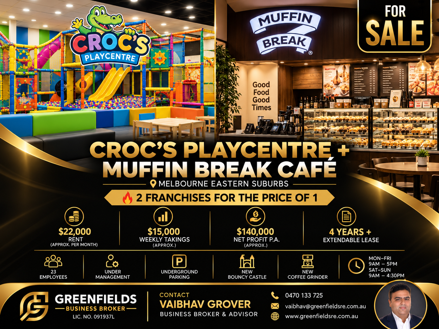Crocs Playcentre + Muffin Break Cafe - Melbourne East