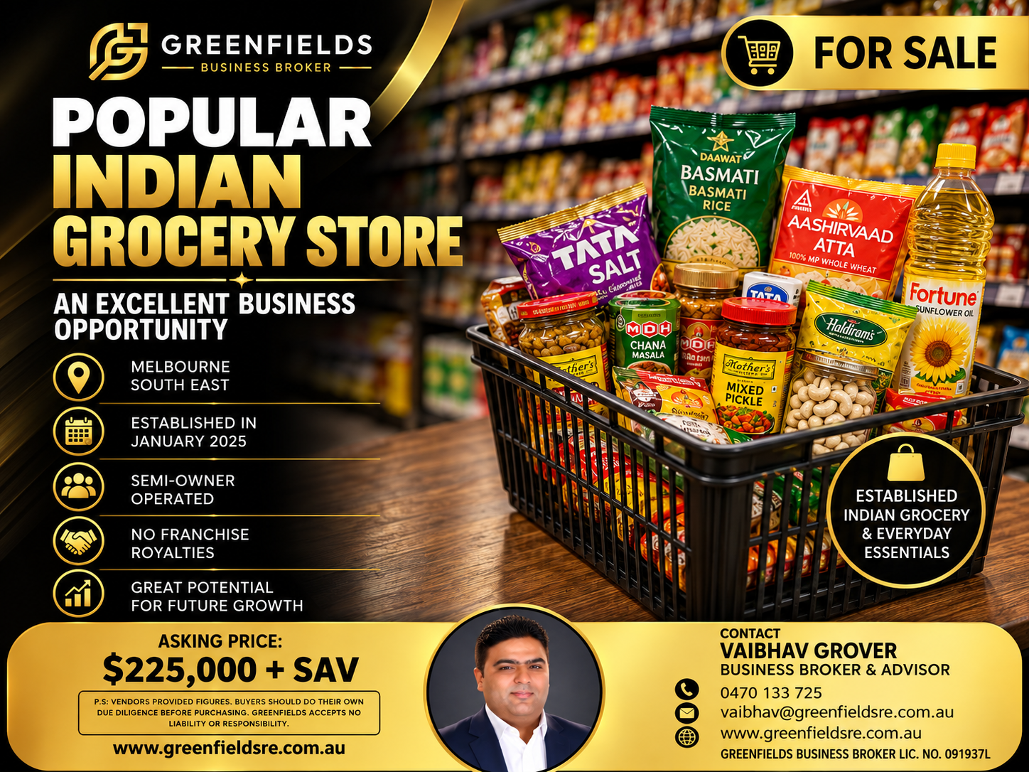 Popular Indian Grocery Store for Sale | Busy Melbourne Eastern Suburbs Shopping Centre